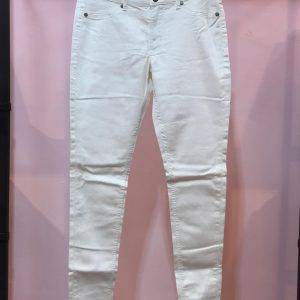 شلوار جین سفید بدون زاپ سوپرکش ترک قد 90 و 95 و 100