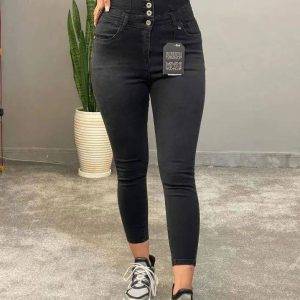 شلوار جین گنی فاق خیلی بلند ترک سایز 36 تا 54